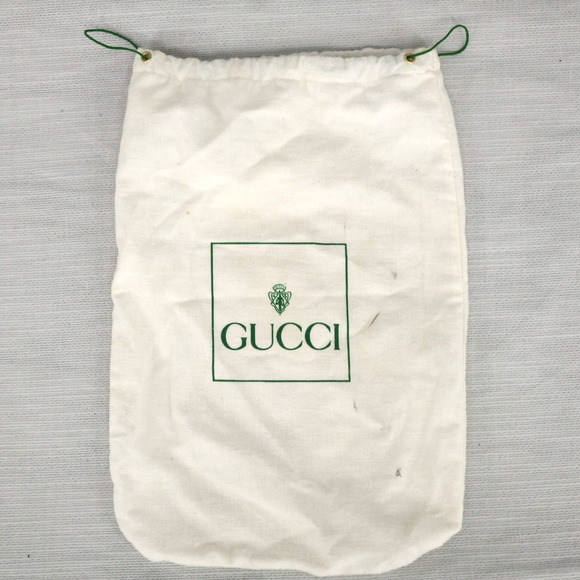 Gucci Wallet Clutch Womens Brown Canvas Leather Trim Lined Snap Pockets Dust Bag - Picture 12 of 14